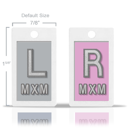 Plastic X-Ray Markers Mix & Match Solid Color